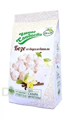 Безе без сахара Умные сладости Ваниль 70гр. в Уфе