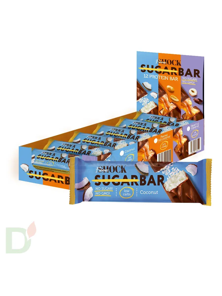 Батончик протеиновый FitnesShock Кокос 50гр. в Уфе