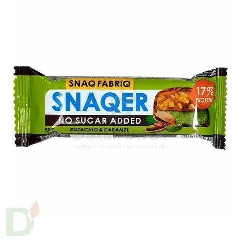 Батончик Snaq Fabriq глазированный Фисташка и карамель 50гр. в Уфе