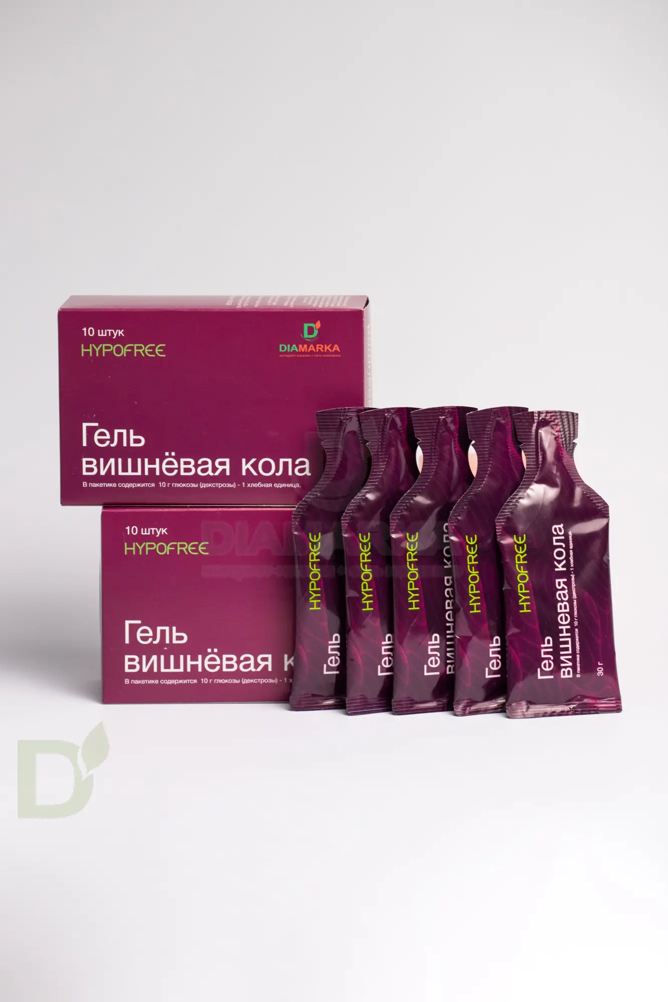 Гель HYPOFREE DIAMARKA 1ХЕ Вишневая Кола, мягкая упаковка, 30мл в Уфе