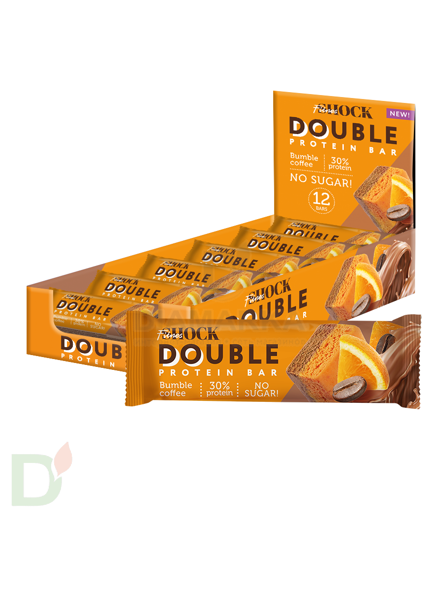 Батончик протеиновый FitnesShock Апельсиновый кофе 40гр. в Уфе