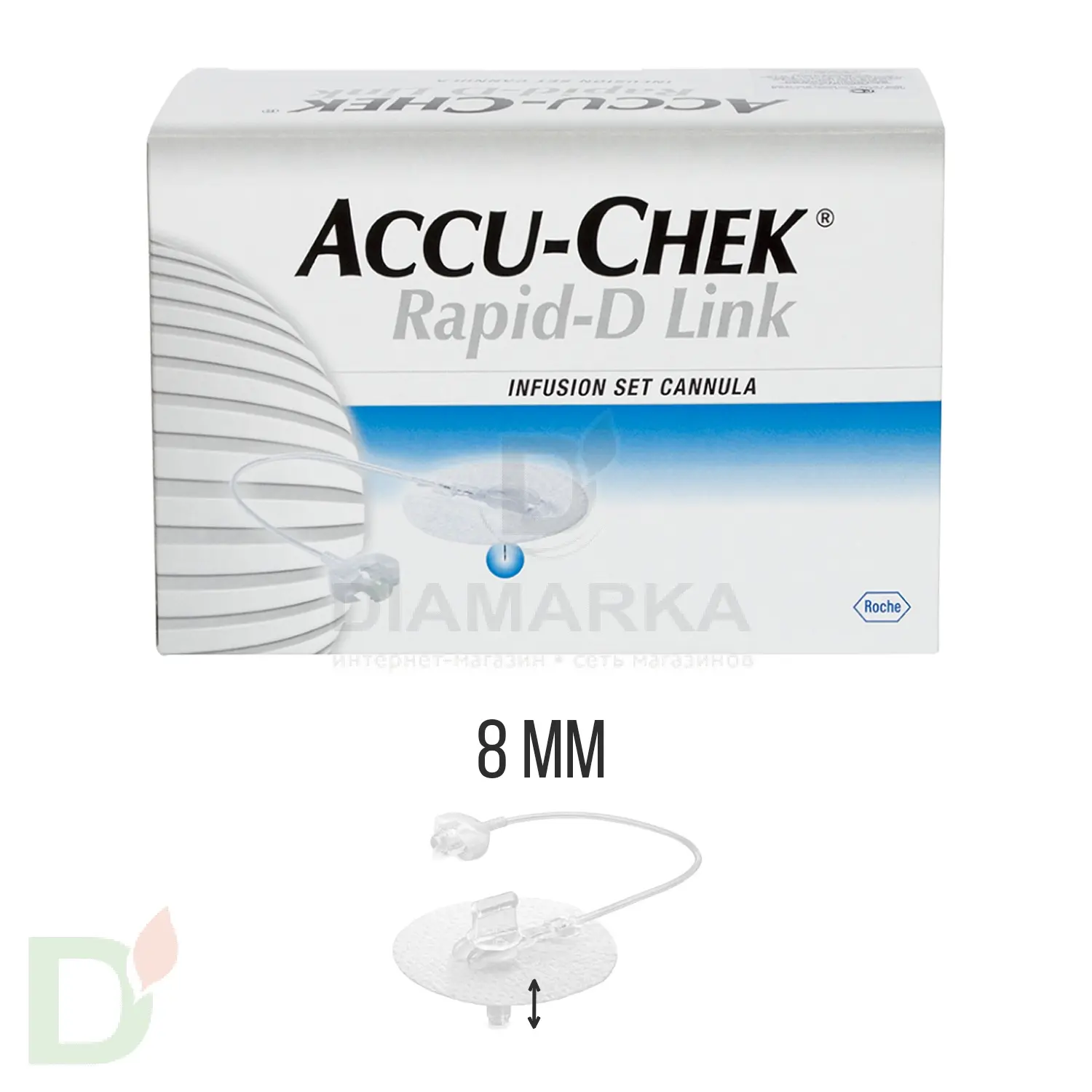 Акку-Чек Репид-Д Линк, игла 8 мм, 1 шт. в Уфе