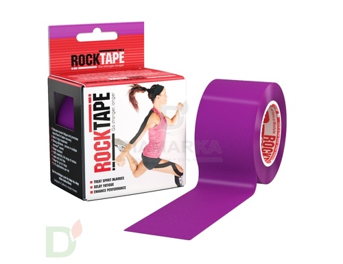 Тейп RockTape Classic 5см х 5м, фиолетовый