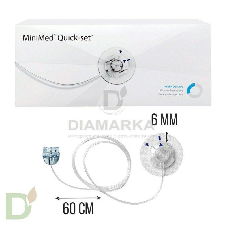 Устройство для инфузии квик-сет ММТ-399 (6мм/60см) 10шт