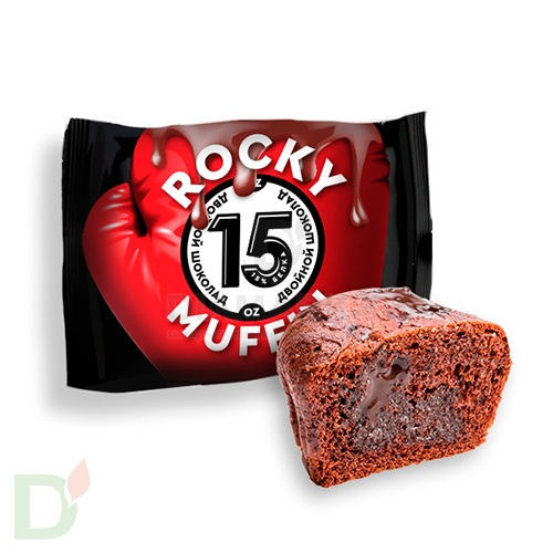 Маффины ROCKY Двойной шоколад ZERO 55гр.