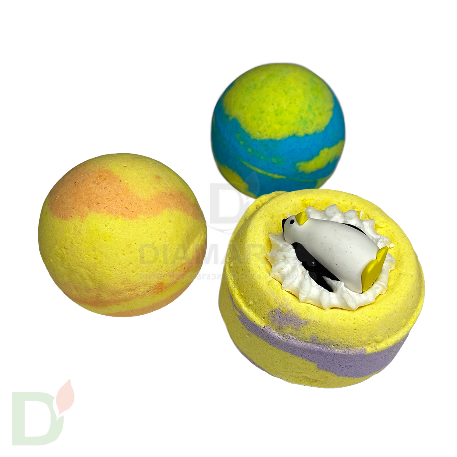 Бокс - Бомбочки для ванны детские (з шт в комплекте) в Уфе