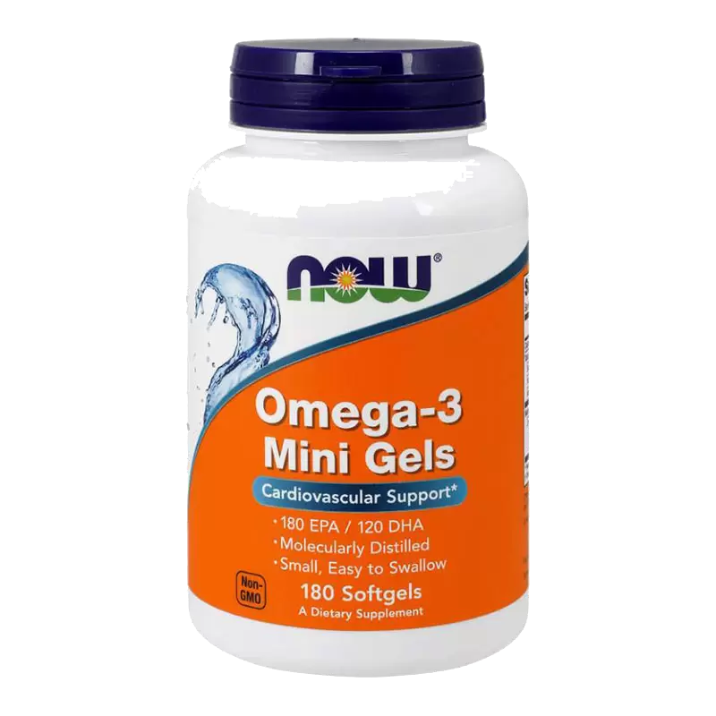 Витамины NOW Омега-3, дополнительный источник ПНЖК, 180EPA/120DHA, 180 шт в Уфе
