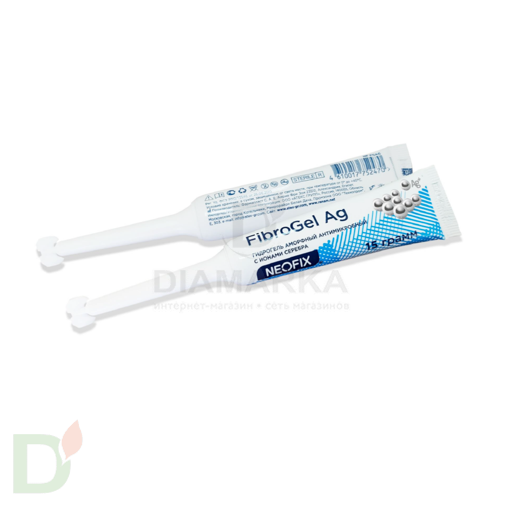 Гидрогель антимикробный NEOFIX FibroGel Fg с ионами серебра 15г в Уфе