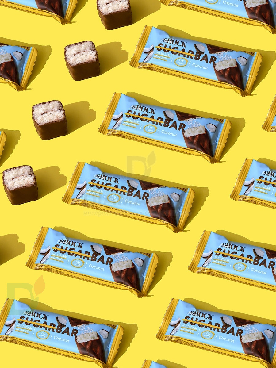 Батончик протеиновый FitnesShock Кокос 50гр. в Уфе