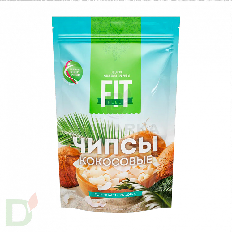 Чипсы кокосовые Fit Feel 40г. (дой пак)
