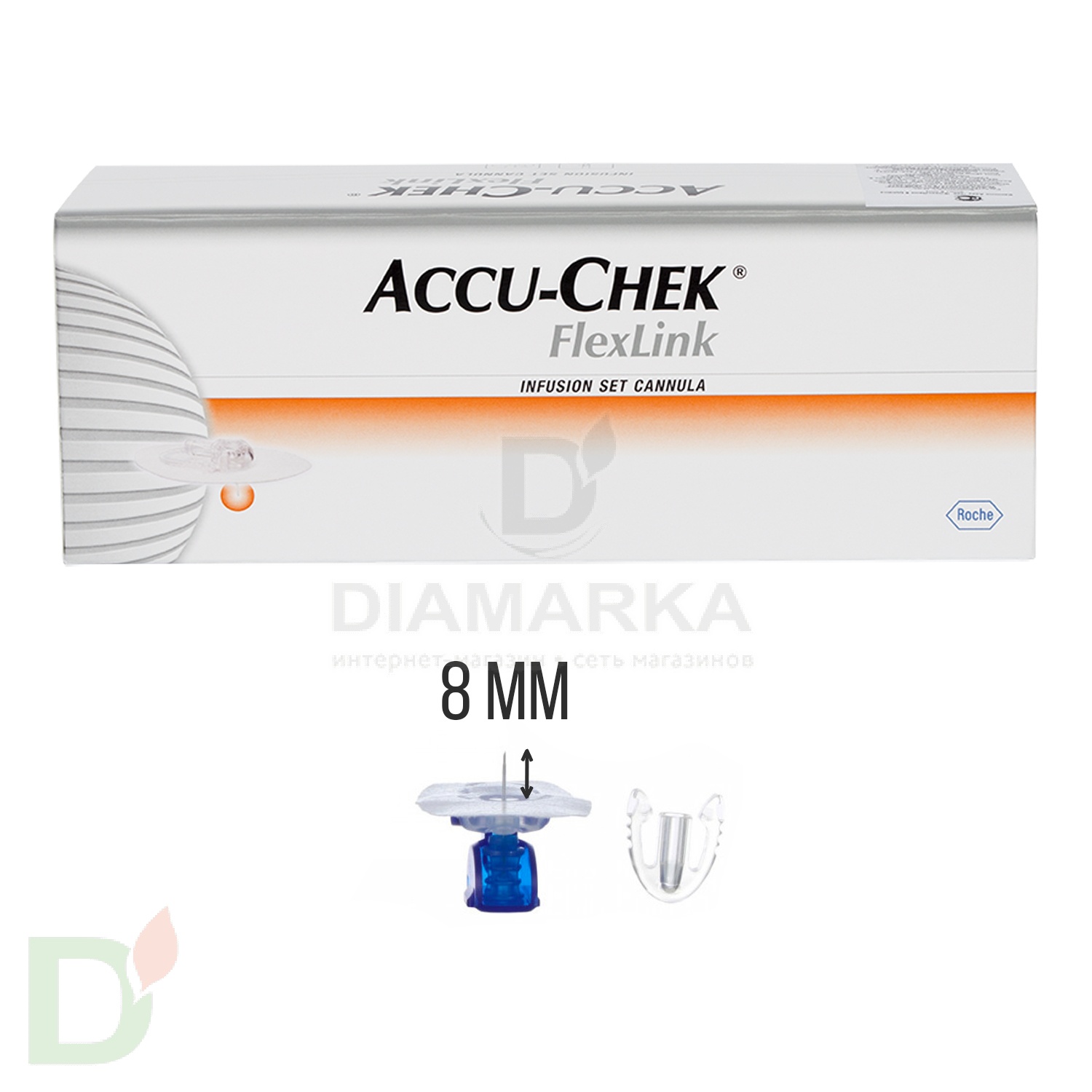 Акку-Чек Флекс-Линк, игла 8 мм (канюля), 1 шт. в Уфе