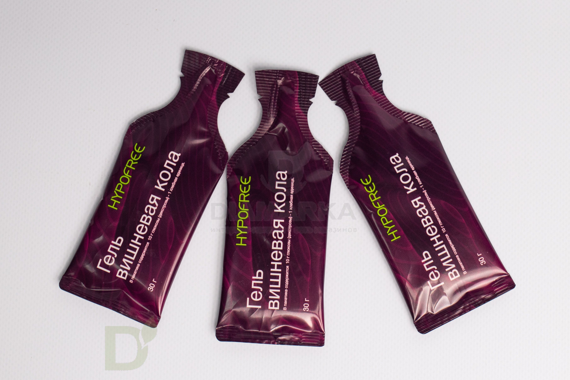 Гель HYPOFREE DIAMARKA 1ХЕ Вишневая Кола, мягкая упаковка, 10 саше по 30мл в Уфе