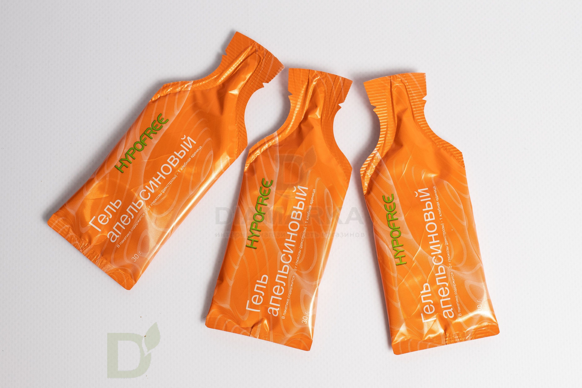 Гель HYPOFREE 1ХЕ Апельсин, мягкая упаковка, 10 саше по 30мл в Уфе