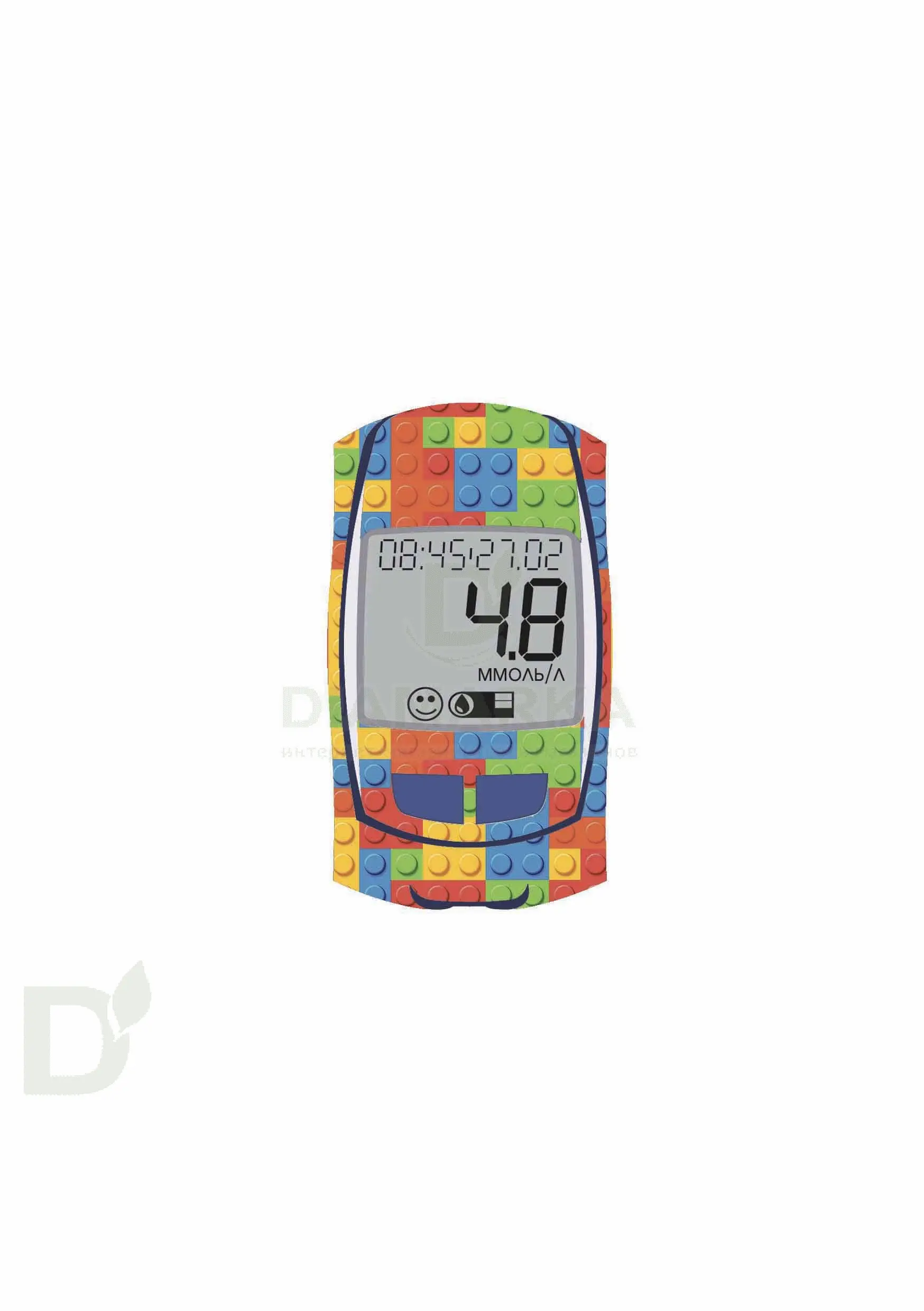 Наклейка на глюкометр Сателлит-Экспресс