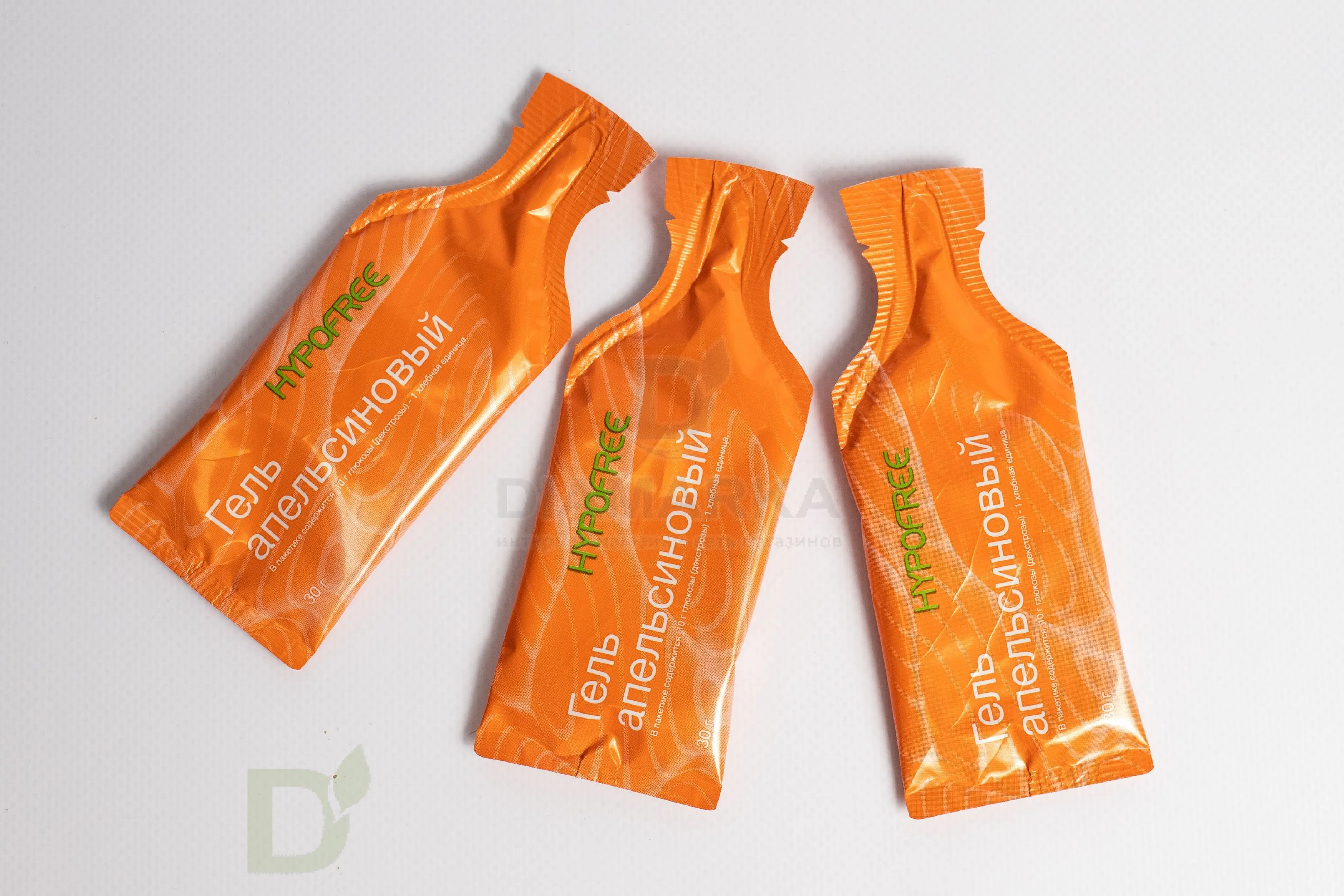 Гель HYPOFREE 1ХЕ Апельсин, мягкая упаковка, 10 саше по 30мл в Уфе