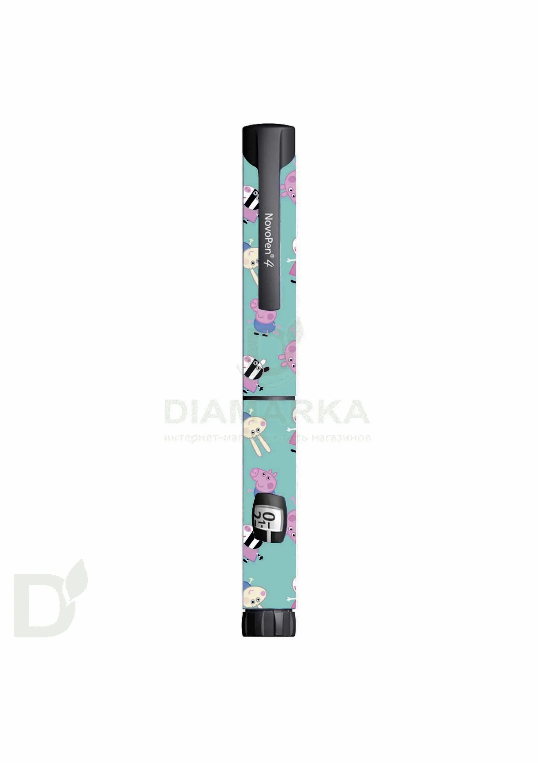 Наклейка на шприц-ручку НовопенЭХО и Новопен4