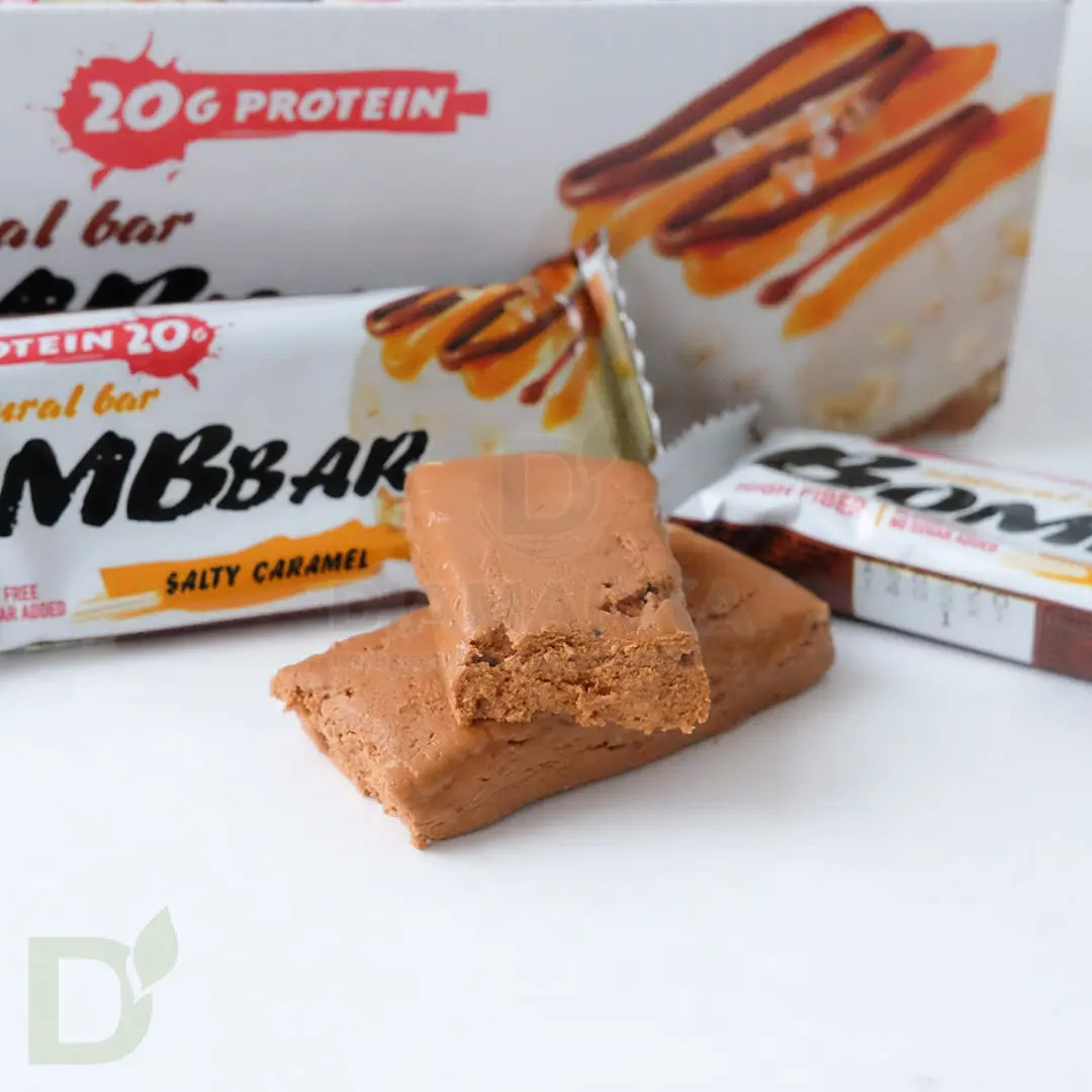 Батончик BOMBBAR Соленая карамель 60 гр. в Уфе