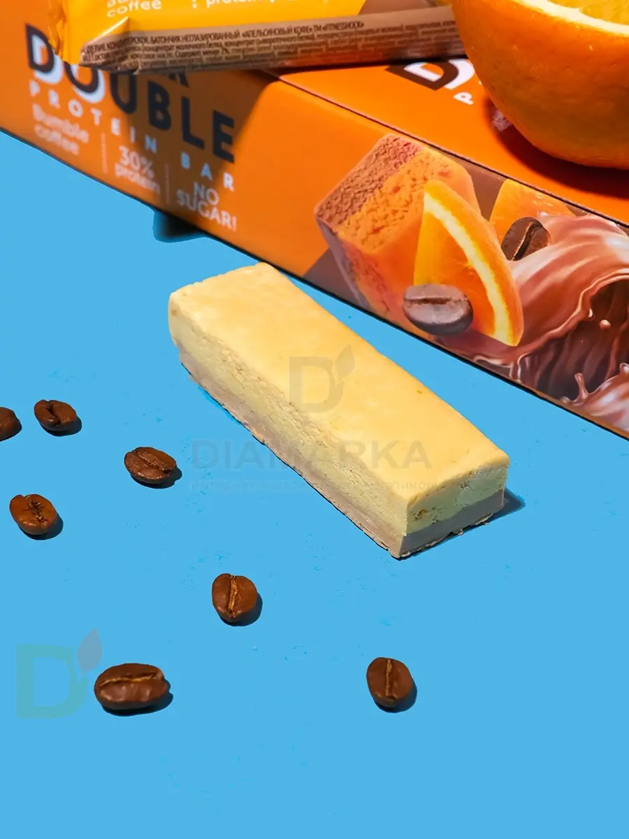 Батончик протеиновый FitnesShock Апельсиновый кофе 40гр. в Уфе