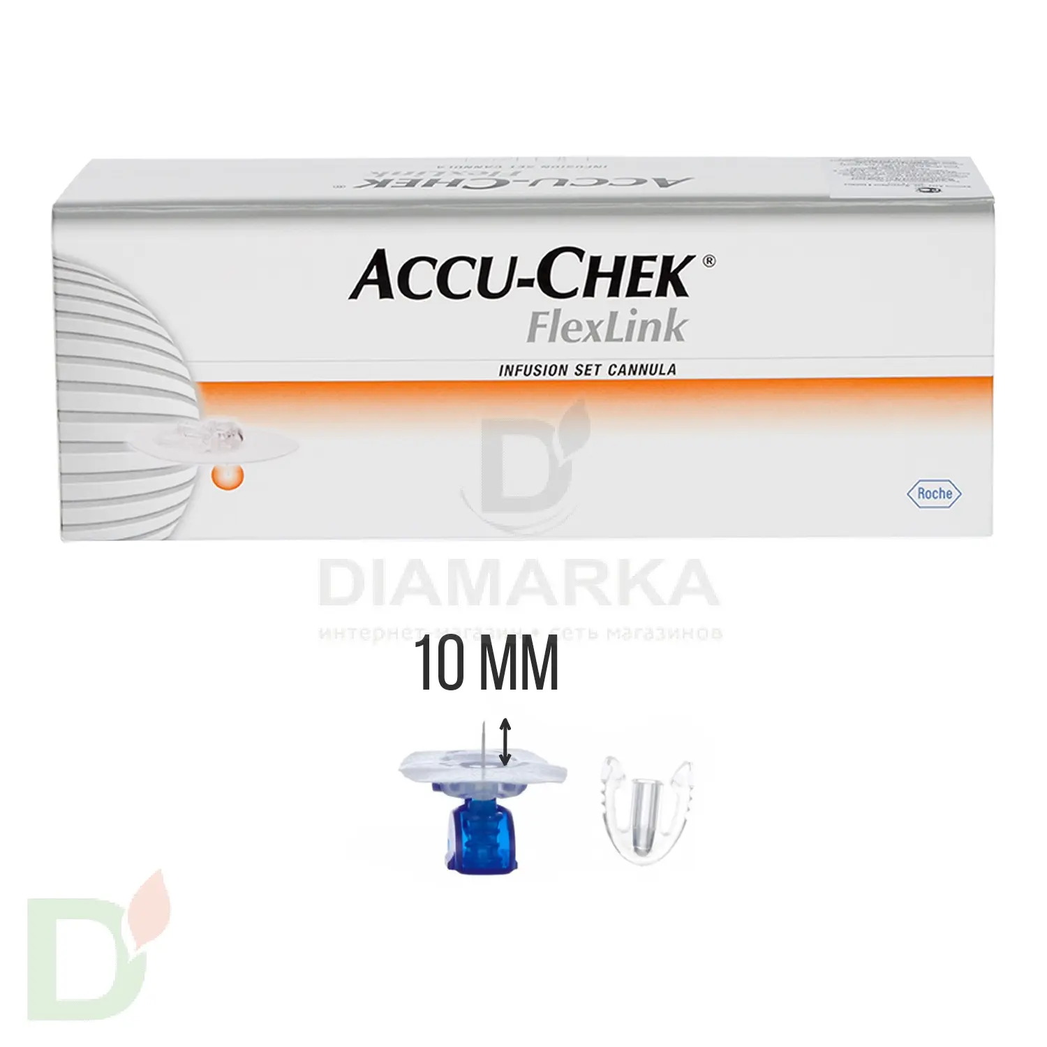 Акку-Чек Флекс-Линк, игла 10 мм (канюля), 1 шт. в Уфе
