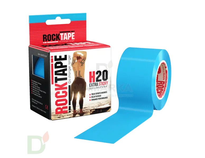 Тейп RockTape H2O, голубой
