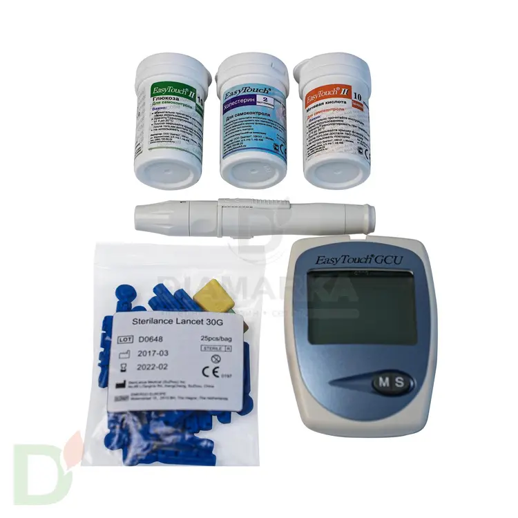Биохимический анализатор ИзиТач (EasyTouch GCU) (глюкоза, холестерин и мочевая кислота в крови) в Уфе